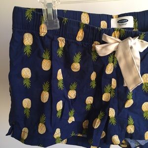 Old Navy Pineapple Sleep Shorts